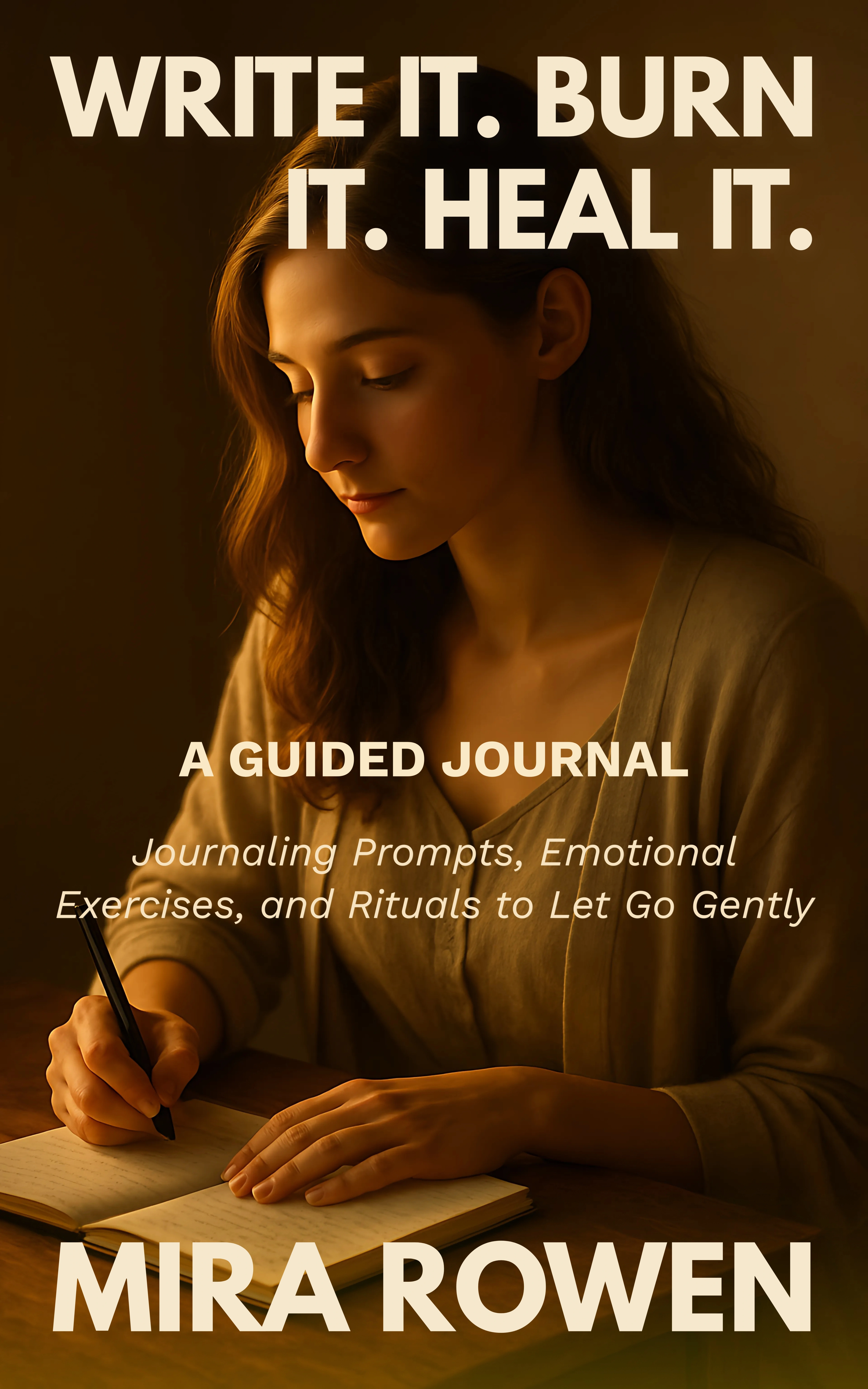Write It Burn It Heal It - Guided Journal by Mira Rowen